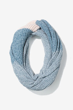 Springfield Two-tone mesh snood Blue