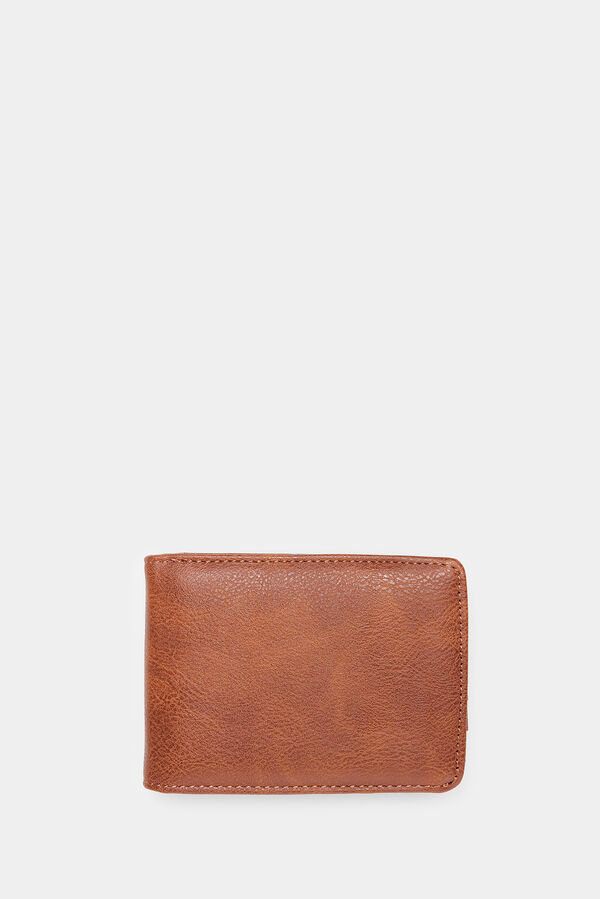 Springfield Essential faux leather wallet  tan