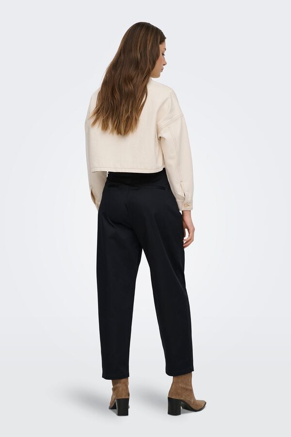 Only Cazadora corta vaquera beige