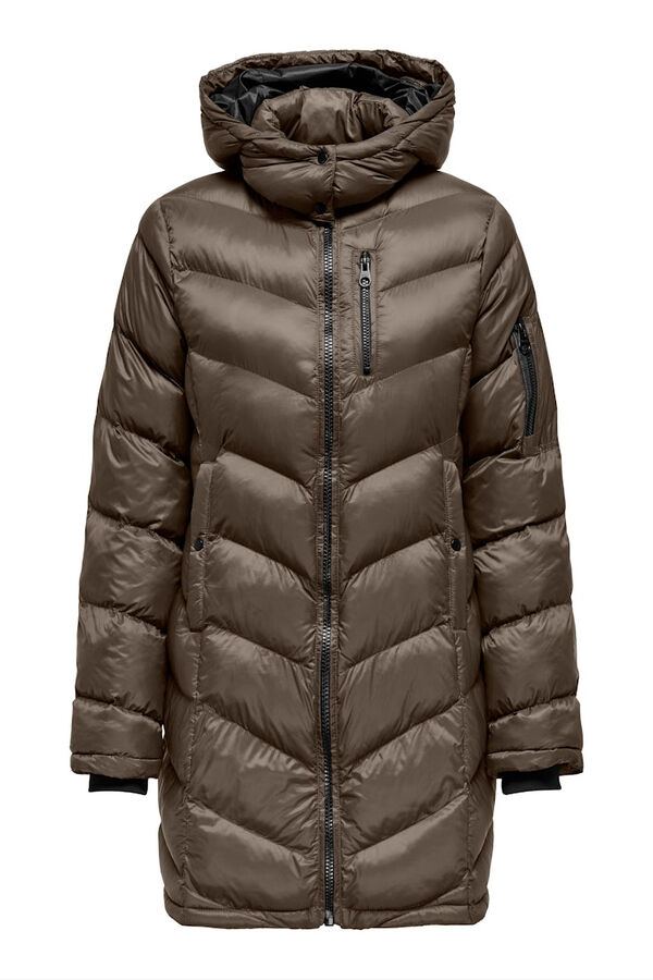 Only Waterproof padded coat grey