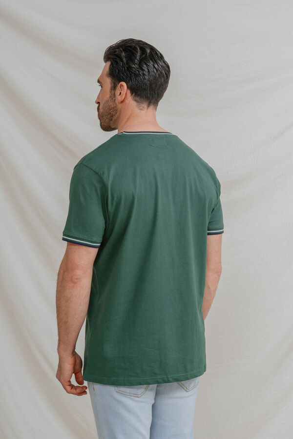 Celopman T-shirt b&aacute;sica verde