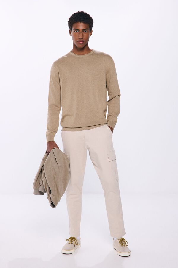 Springfield Essential jumper medium beige