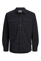 Jack & Jones Klassisch Hemdjacke Schwarz