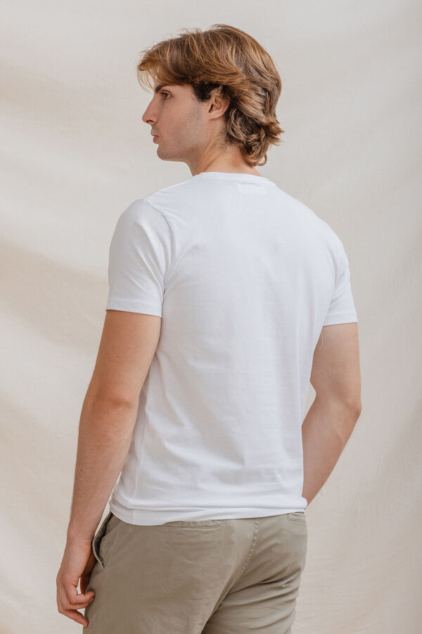 Celopman Camiseta B&aacute;sica blanco