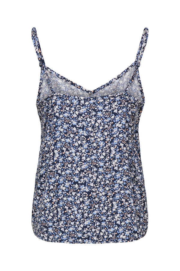 Only Floral print top blue