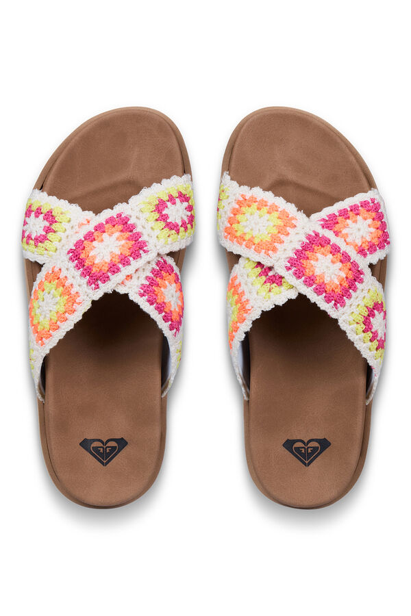 Roxy Double strap sandals grey