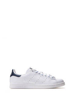 Springfield Perforated bands leather sneaker white