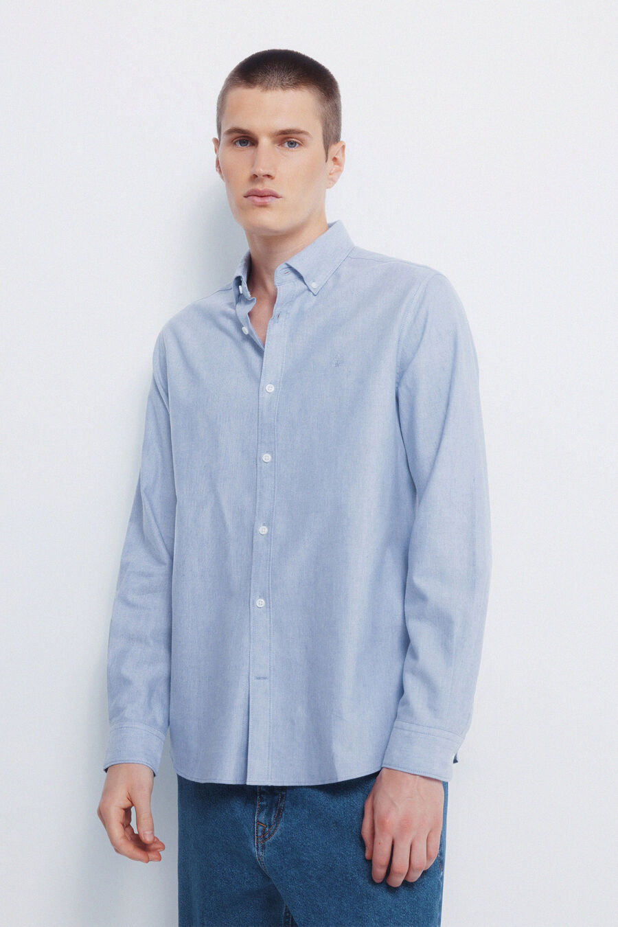 Camisa oxford tencel