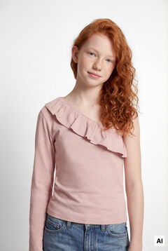 Springfield Kids Camiseta manga larga asim&eacute;trica