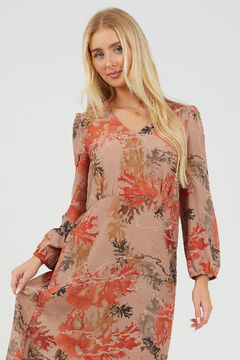 Brave Soul Vestido longo estampado