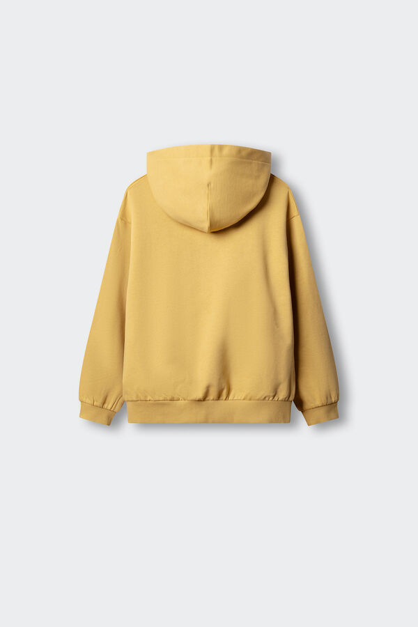 Springfield Kids Sweatshirt b&aacute;sica aberta menino amarelo