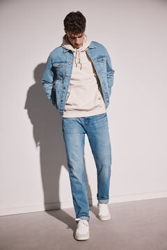Jeans Regular Fit para homem, Nova Coleção