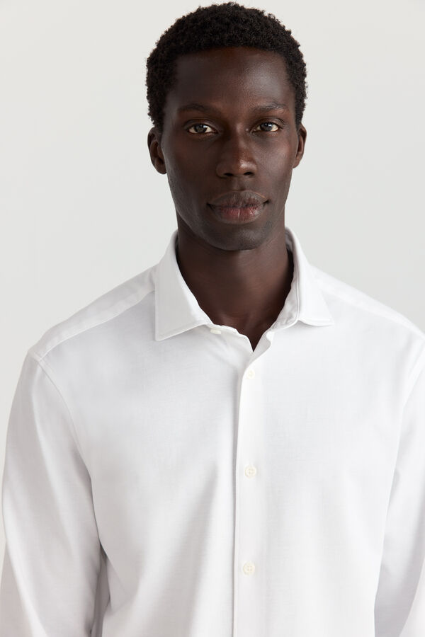 Springfield Camisa performance comfort quick dry e non-iron branco