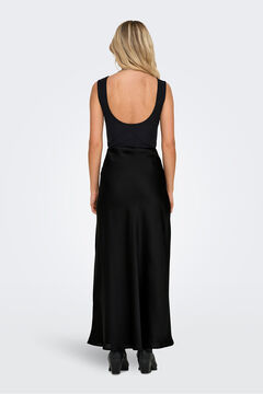 Only Falda larga sat&eacute;n