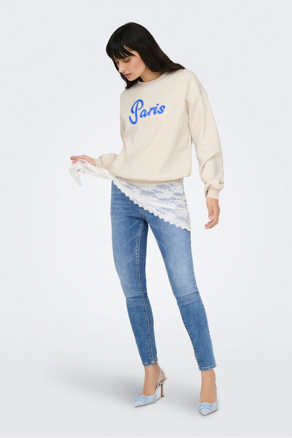 Only Sweatshirt "Paris" brown