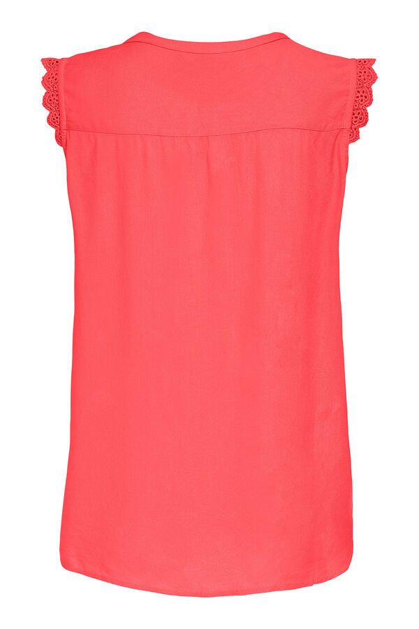 Only regular fit sleeves blouse pink