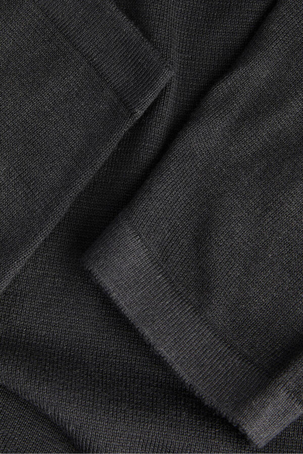 Jack & Jones C&aacute;rdigan b&aacute;sico de punto negro