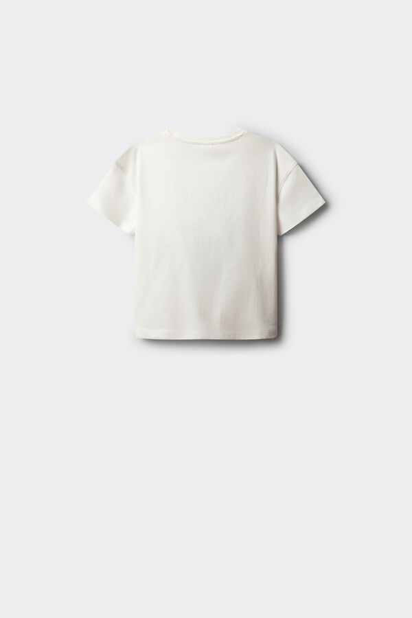 Springfield Kids Camiseta "Love" ni&ntilde;a marfil