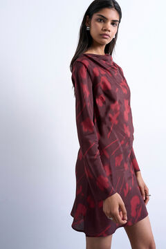 Topshop Vestido curto de viscose de manga