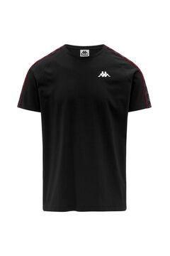 Kappa Camiseta para homem de algod&atilde;o street preto