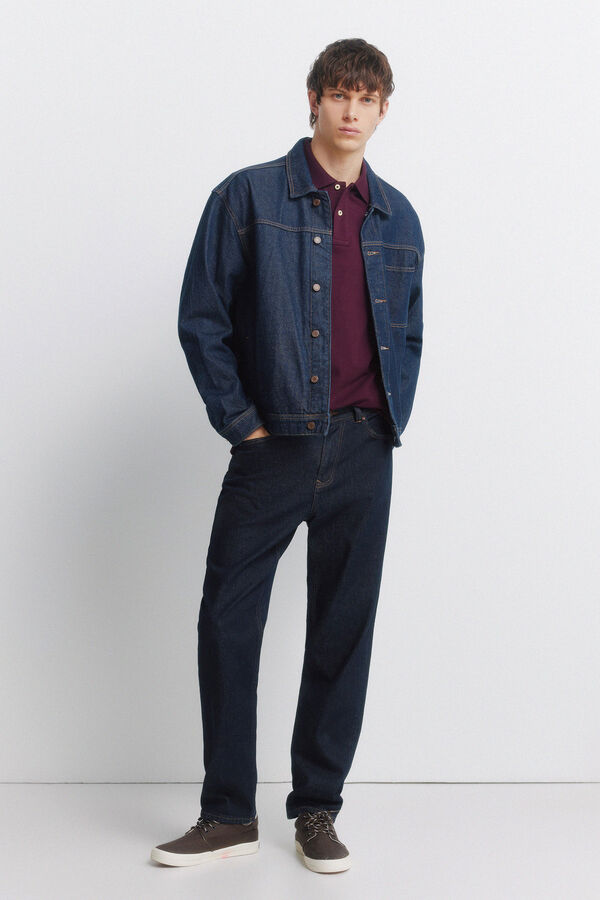 Springfield Basic regular fit polo shirt SPRINGFIELD printed