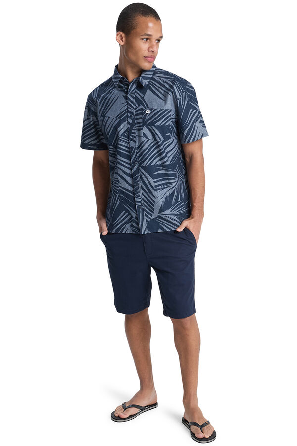 Quiksilver Camisa de manga corta azul