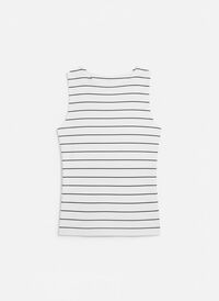 Springfield Haut sans manches col rond en coton