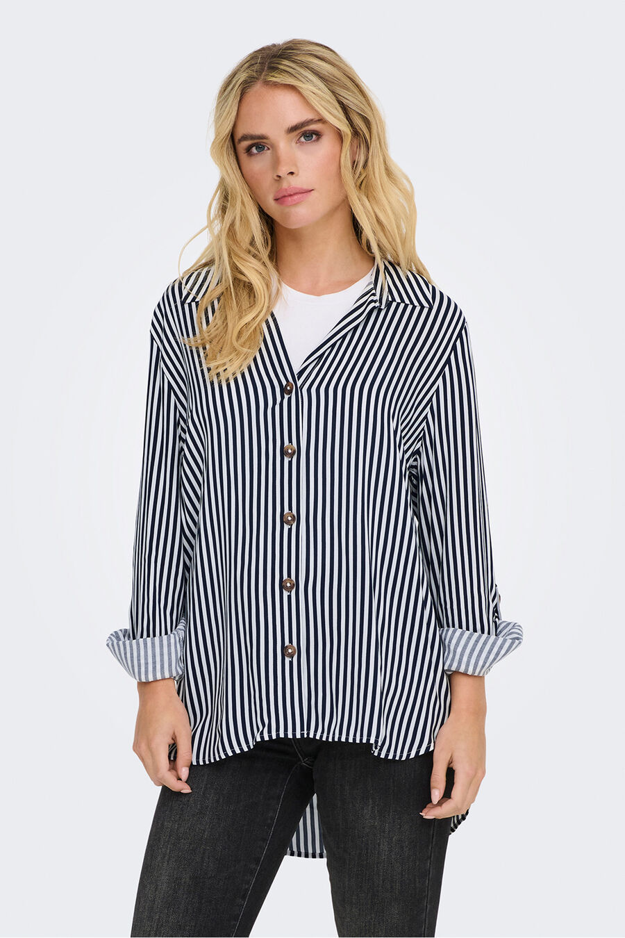 Camisa manga larga fluida