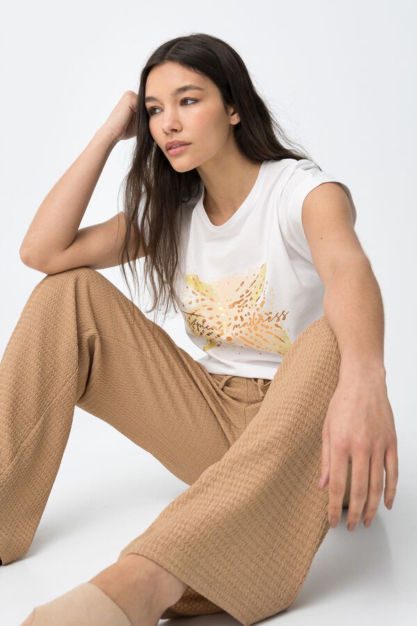 Tiffosi Short-sleeved T-shirt blanc