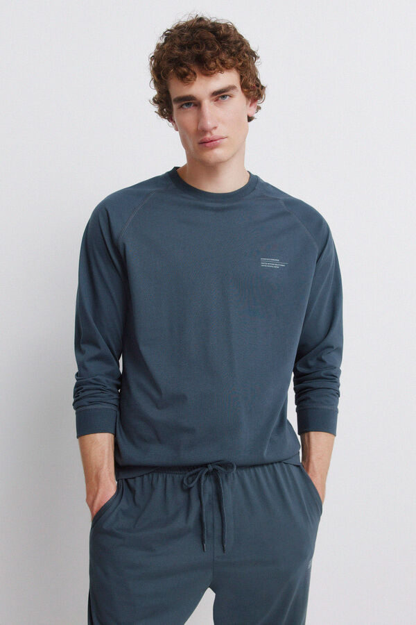 Springfield Osnovna duga pidžama Plava