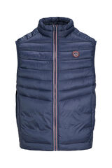 Jack & Jones PLUS Plus padded vest blue