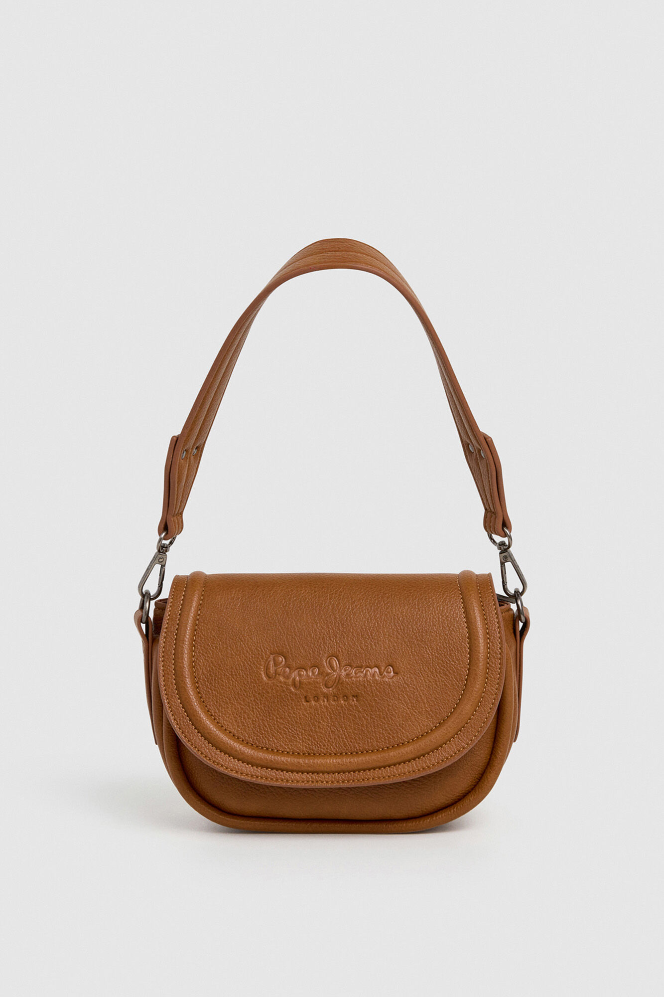 Pepe Jeans Bolso Efecto Piel Con Solapa