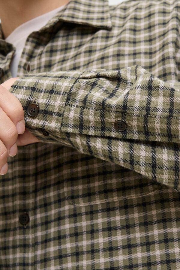 Jack & Jones Camisa regular fit cuadros tostado