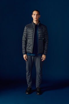 Springfield Combined thermal quilted jacket grey mix