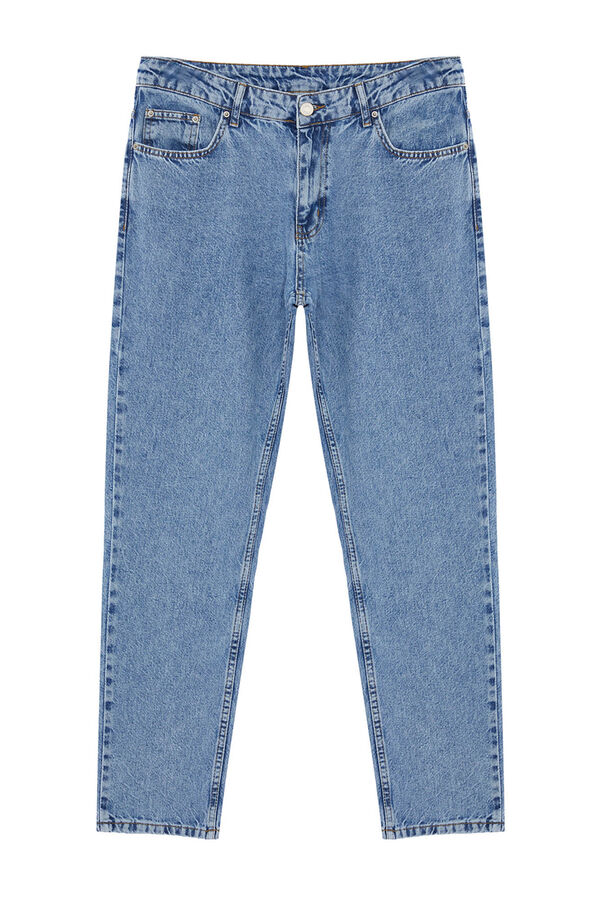 Trendyol Pantalón vaquero boyfriend azul