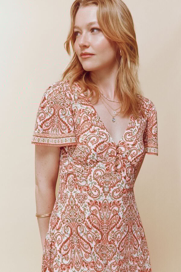 Springfield Mykonos dress beige