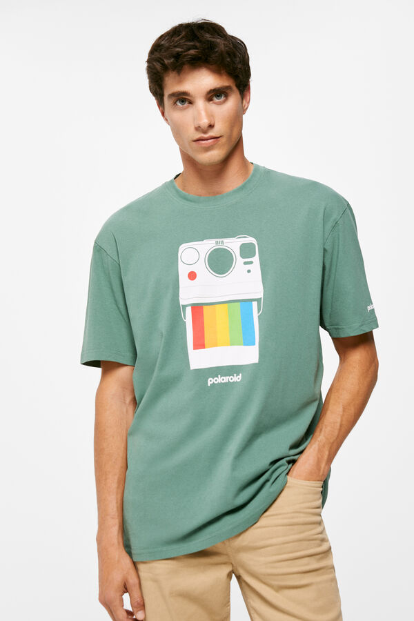 Springfield Camiseta Polaroid verde