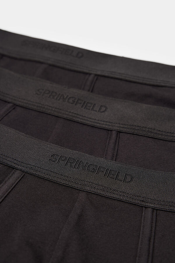Springfield 3er-Pack Basic-Boxershorts schwarz