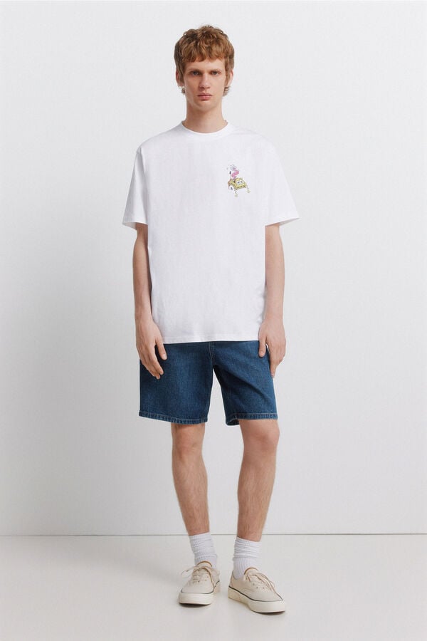 Springfield SpongeBob T-shirt white