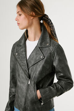 Pepe Jeans Cazadora Biker Efecto Piel