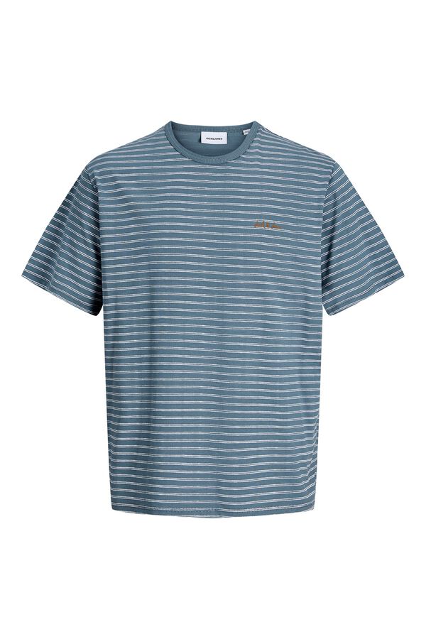 Jack & Jones Striped relaxed fit T-shirt blue