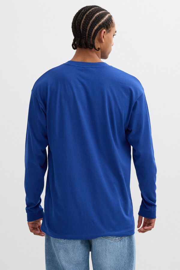 Inside Oversize long sleeve T-shirt blue