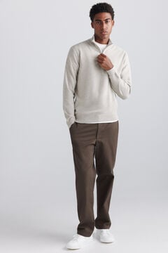 Springfield Structured funnel neck jumper