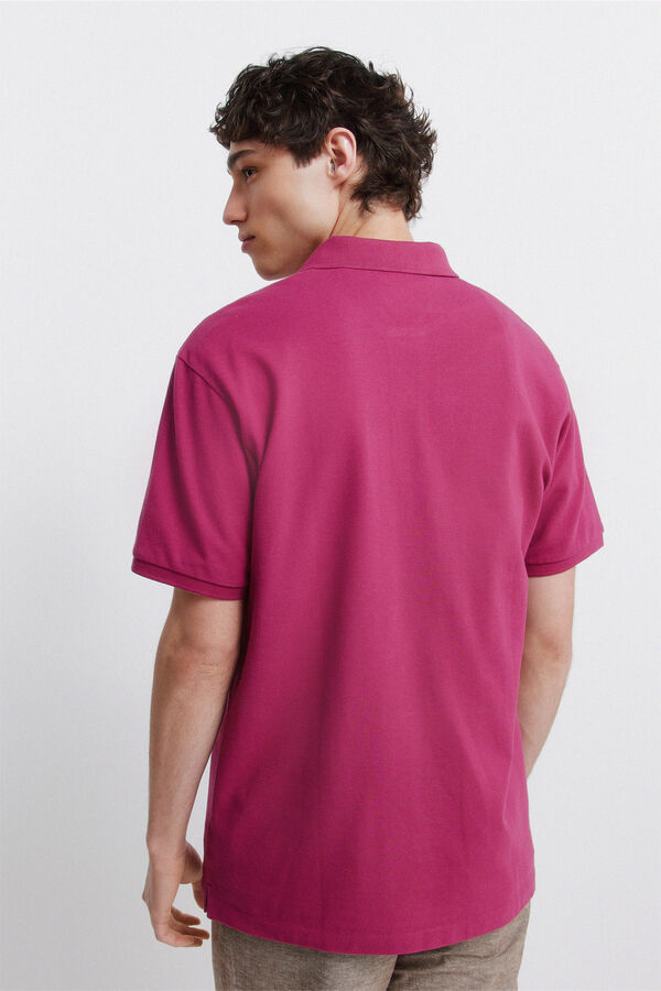 Springfield Basic Springfield regular fit polo shirt red