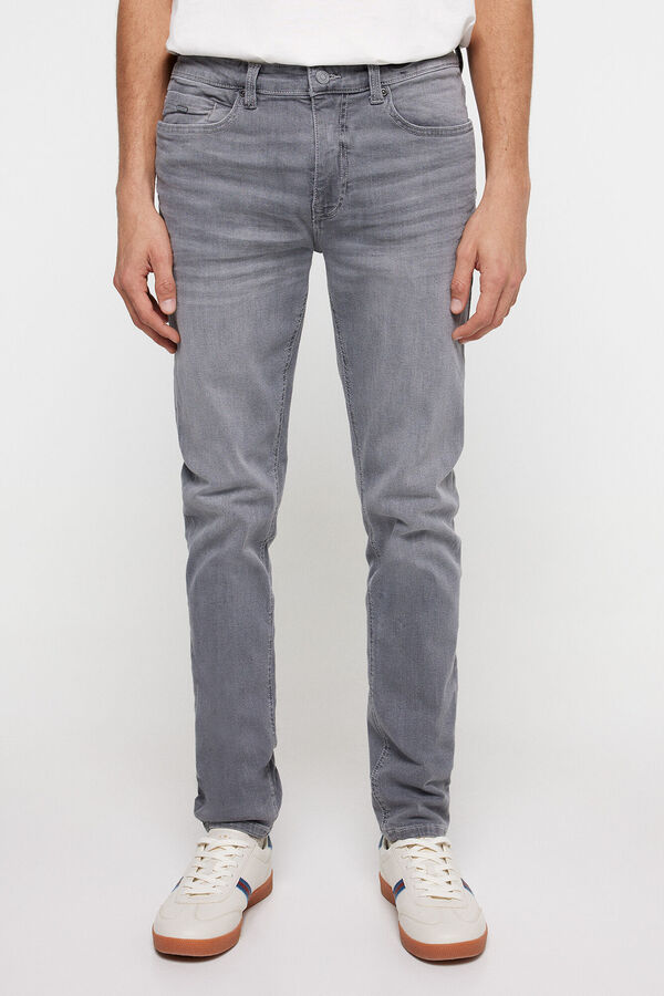 Springfield Jeans skinny gris délavé moyen gris