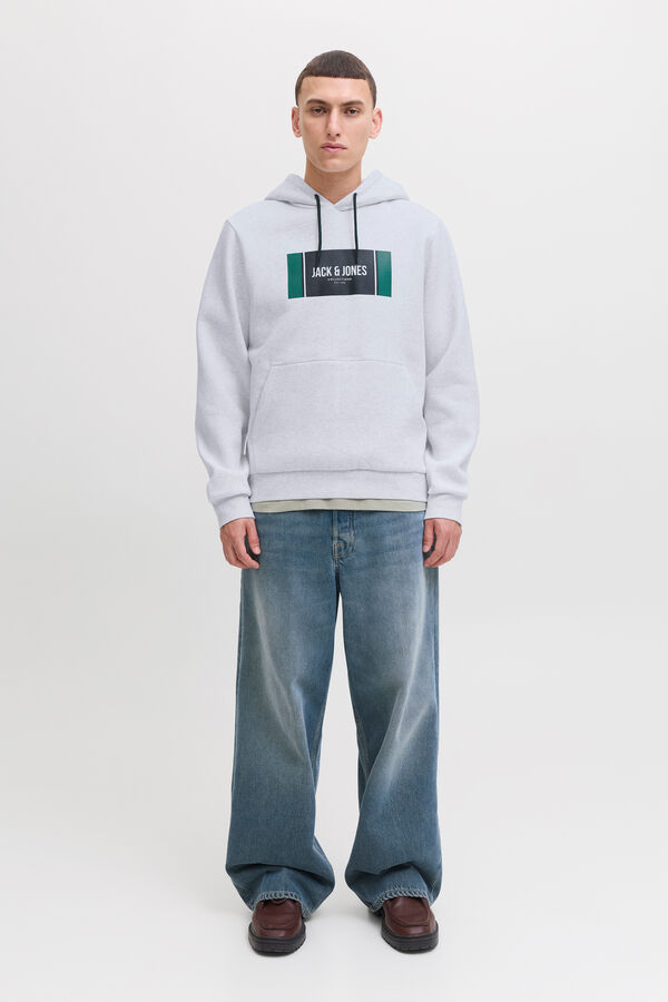 Jack & Jones Sudadera regular fit marfil