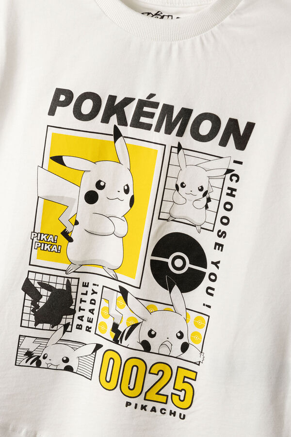 Springfield Pikachu boy t-shirt ecru