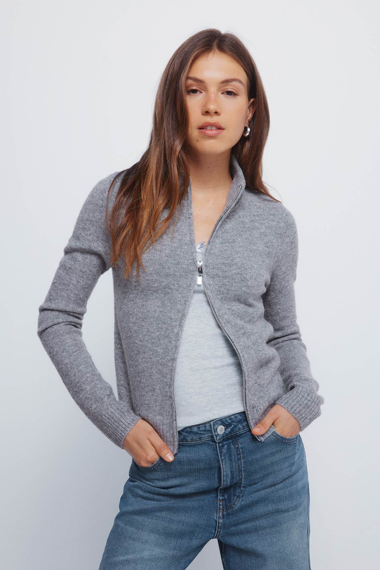 Springfield Zip fastening cardigan