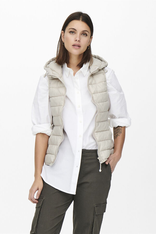 Only Mid-season vest brown