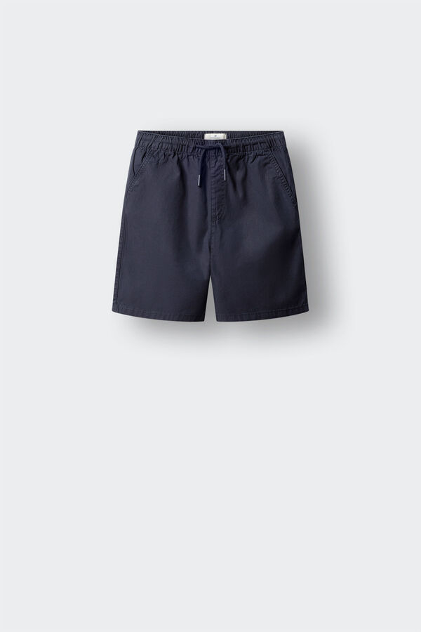 Springfield Kids Boy's poplin Bermuda shorts blue